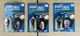 Set of 3 Star Trek Next Generation Galoob 1988 Action Figures Unopened Box