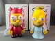 Kidrobot Simpsons Many Faces of Homer DEVIL & ANGEL HOMER Vinyl Figure NEW