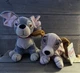 Vintage The Disney Store Mini Bean Bag Lady & Tramp 8&rdquo;