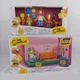 Simpsons Jakks Pacific 2.5" Figures & Playset - Family Multi-pack & Living Room