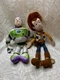 Disney Pixar Sheriff Woody Buzz Lightyear Toy Story Plush  Pair Best Friend Kids