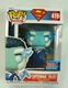 FUNKO POP DC HEROES SUPERMAN (BLUE) 2021 CONVENTION EXCLUSIVE #419 NO RESERVE
