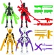 4-Pack T13 Action Figure Set,7 Inch Multi-Colored Titan 13 Robot, Dummy 13, 3D P