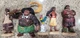 Disney Jakks Pacific, Moana, 5 Figure Set, 4in
