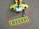 Original 1981 Voltron GB36 Y&K FOR DIE CAST Yellow Lion Missile Weapon Go Lion D