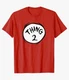Dr. Seuss Thing 2 Emblem Women's T-Shirt, Size Medium