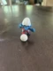 1978 Smurfs Schleich Hong Kong Peyo 20035 Vintage Soccer Kicker Futbol Yellow