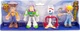 Disney Toy Story 4 Flextreme Bendable Figure Set Woody Buzz Forky Bo Peep New!