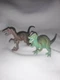 Boley Velociraptor and Dilophsaurus Dinosaur Figures TM04 8" Detailed