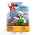 Jakks Pacific Toys - Super Mario 4" Action Figure FIRE LUIGI w/ Fire Ball