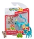Pokemon Battle Ready! Vaporeon Rockruff Bellossom Battle Figure Set NIP