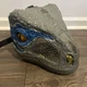 Mattel Jurassic World Park Chomp N Roar Blue Raptor Dinosaur Mask