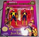 ToyBiz Marvel's Famous Couples Cyclops Jean Grey 2 Pack Figure Set, VTG New 1997