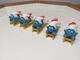 Schleich Sport Super Smurf ONE Sled Tobogganing Winter Smurfs Bobsled 40201