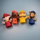 Nickelodeon Paw Patrol Finger Puppets Set of 4 Kids Bath Toys