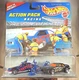 1996 Hot Wheels Action Pack RACING T-Bird Stocker / Buick Stocker with Pit Crew