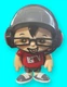Fgteev Duddy  black T-shirt Gurkey Figure The Big Fig Season 1 Bonkers Toys, 6"