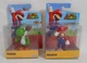 LOT OF  2 Nintendo  SUPER MARIO 2.5&rdquo; 3&rdquo; JAKKS ACTION FIGURES  YOSHI & MARIO NEW