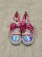 Jojo Siwa Mermaid Bow High Top Girls' Shoes, Size 4 Nickelodeon rainbow Glitter