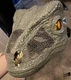Mattel 2017 Raptor Jurassic World Chomp N' Roar Mask Velociraptor Blue Sound