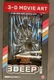 Culturefly Replica 3DEEP VHS Friday the 13th Part 3 3D Movie Art Collectible New
