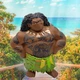 Disney Brand Moana Maui Doll 8&rdquo; Demigod Hasbro 2015 Plastic Figure Toy