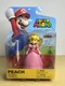Jakks Pacific World of Nintendo Super Mario Princess Peach w Umbrella 4" Figure