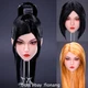 YMTOYS 1/6 Girls' Head Sculpture Suitable for PH/TBL Women's Plain Body