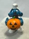 Smurfs 1981 Pumpkin Smurf VTG Halloween Figure Schleich Figurine Jack O Lantern