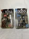 Lot 2 KISS McFarlane Toys Ultra Action Figures 1997 Sealed Simmons Ace
