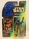 Star Wars The Power Of The Force Death Star Gunner Figure Green Holo Card