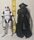 Hasbro Star Wars Black Series Kylo Ren and 1st Order Stormtrooper Loose Figures.