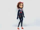 Rare Disney The Incredibles  Mrs Incredible Articulated Doll FIGURE 12'' w/ pet