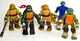 Set of 5 Teenage Mutant Ninja Turtles Action Figures Playmates Toys 2012 4 1/2"