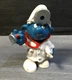 VTG 1978 Doctor Smurf 20037 with Blue Thermometer Schleich Hong Kong COO
