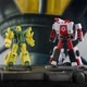 Dr.Wu DW E-51 E-52 Red Line Firenet Mini Robot Action Figure Toys Set