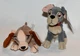 NEW! Vintage 90s - Disney Store Bean Plush - Lady and the Tramp - FAST SHIPPING!