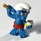 Sauna Smurf Figure 1980 Schleich Germany Peyo 20108 PVC Shower Bath Vintage