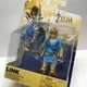 Legend of Zelda: Breath of the Wild BLUE TUNIC LINK w/ BROADSWORD Nintendo Jakks