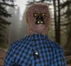 Mego Werewolf Action Figure Full Body Flocked 8&rdquo; Blue Plaid