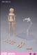 86TOYS T86-ST01-B 1/12 Small Breast Female Joint Flexible Wheat Figure Body Toys