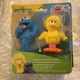 Sesame Street 2-Pack Cookie Monster & Big Bird 3" Figure Toy Set Just Play New