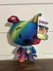 Toy Factory Scooby Doo 7&rdquo; Rainbow Tie Dye Colorful Stuffed Plush Puppy Dog Chibi
