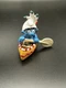 Smurfs 20549 Canoe Smurf American Indian Figure Boat Feather Schleich Figurine
