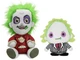 Beetlejuice Plush Lot &ndash; Kidrobot Red Suit + Cuteeze Soft Plush &ndash; WB Exclusive
