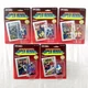 Set of 5 ERTL 1990 DC Comic Figures - 2 Batman, Robin, Penguin, Joker, MOC