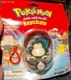 Basic Fun! Pok&eacute;mon Snorlax Clip-On Keychain #753-0 (1999) Plastic/Metal