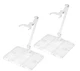 TAMASHII NATIONS - 2 Piece Set, Tamashii Stage Act. 4 Humanoid Stand (Clear) 