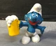 Vintage 1974 Beer Smurf 20078 PVC Figure W.B. CO Schleich HK COO