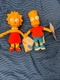 NWT The  Simpsons Lisa & Bart Simpson 10 Inch Plush Dolls 2024 Jakks Pacific
